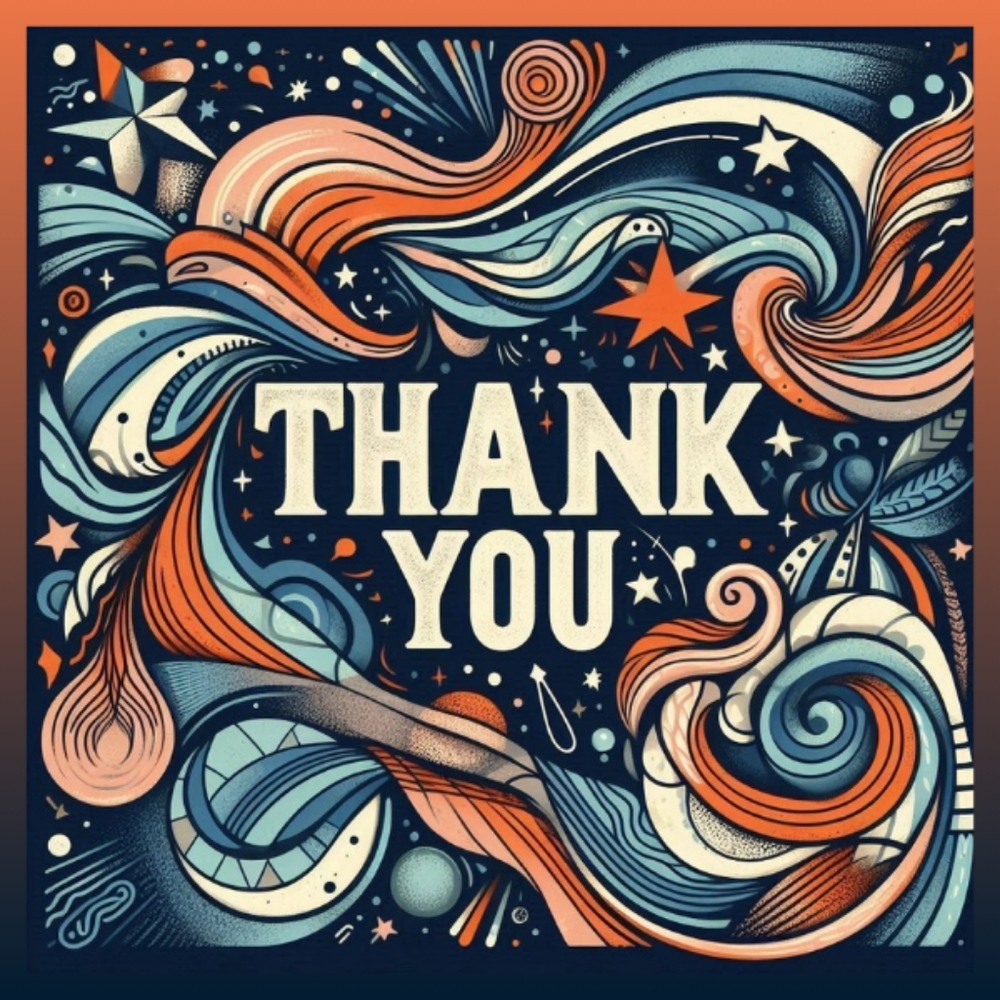 ♥️ 5x25 / 60 Thank You Stickers
